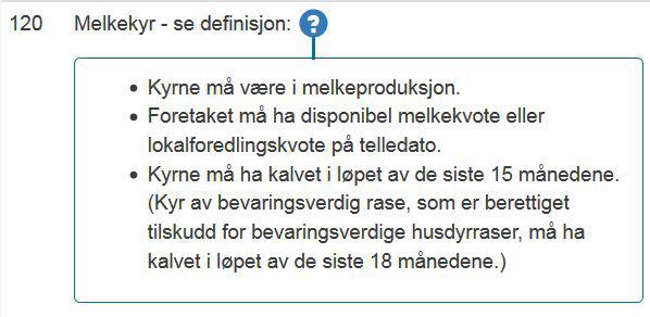 5 Utfylling av søknaden 14 I den følgende veiledningen finner du forklaring på hvordan du skal fylle ut søknaden om produksjonstilskudd.