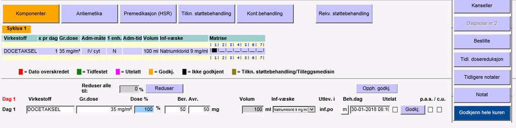 10 / 11 3. (T) Sykepleier har gitt virkestoffet men har enda ikke avsluttet administrasjonsskjemaet.