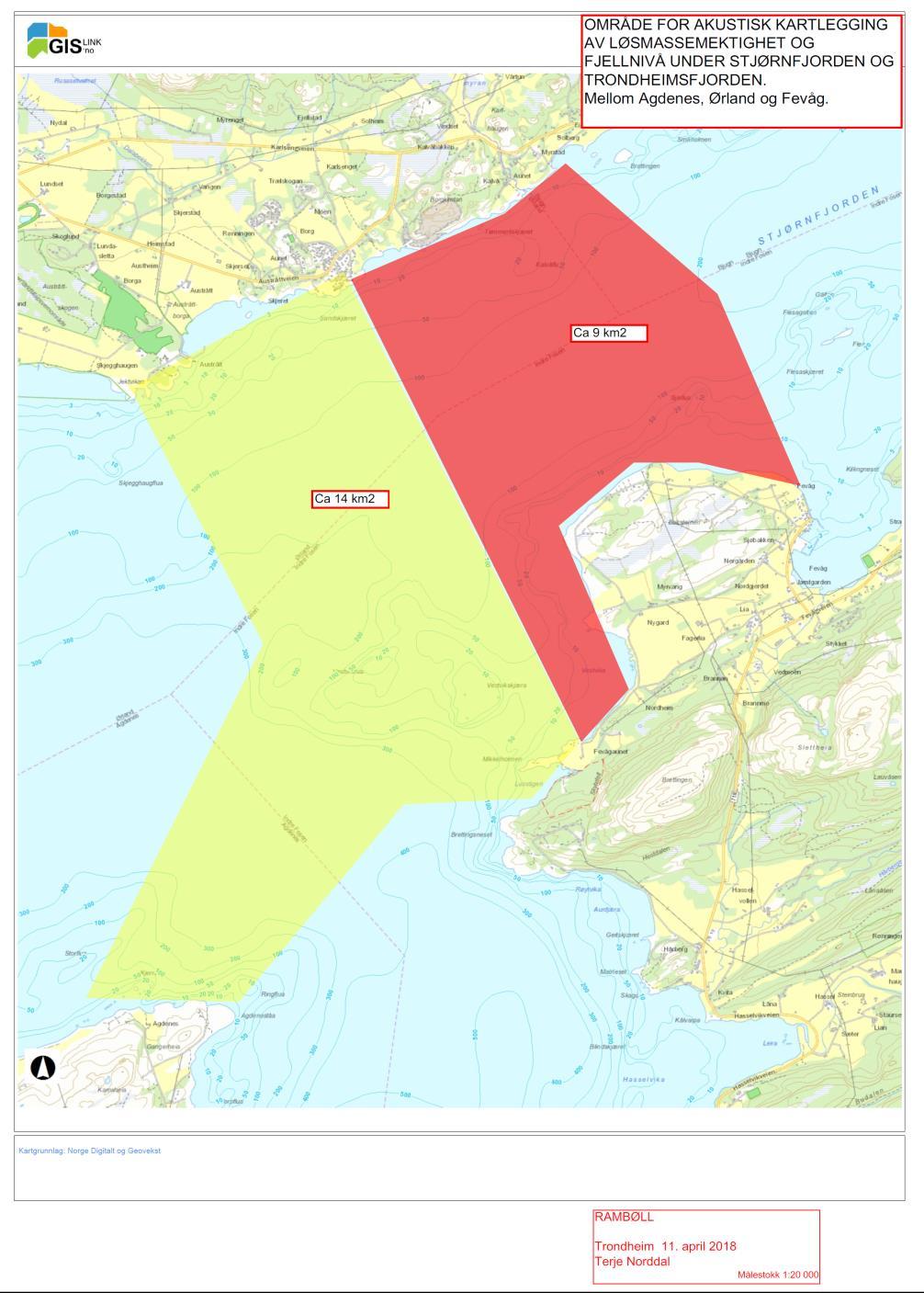 Akustiske undersøkelser Stjørnfjorden og