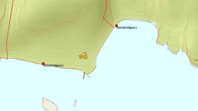 Littoral- og sublittoralsonen består av bløtbunn med en del stein av varierende størrelse, samt svaberg og blokkmark, slik at det