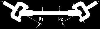 For aksler med to ledd: Figur 1 Z-installasjon Lav vekt Redusert vekt for gitte statiske og dynamiske moment.