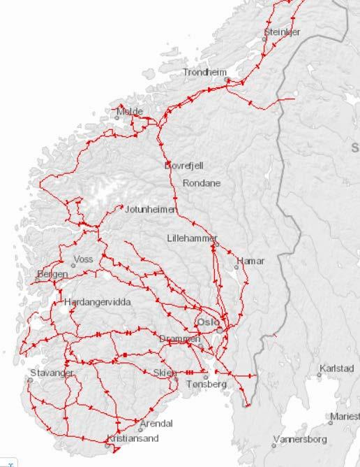 (0,23kV to 24kV) Ansatte 50 + 15 fra Gauldal (inkl montører) Eier: Fredrikstad kommune 51% og