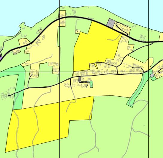 Hensynssonen er brukt til å avgrense arealet med krav til områdeplan. Den har tilknyttet bestemmelser om utbyggingsavtaler og mulig bruk av infrastrukturfond og urbant jordskifte.