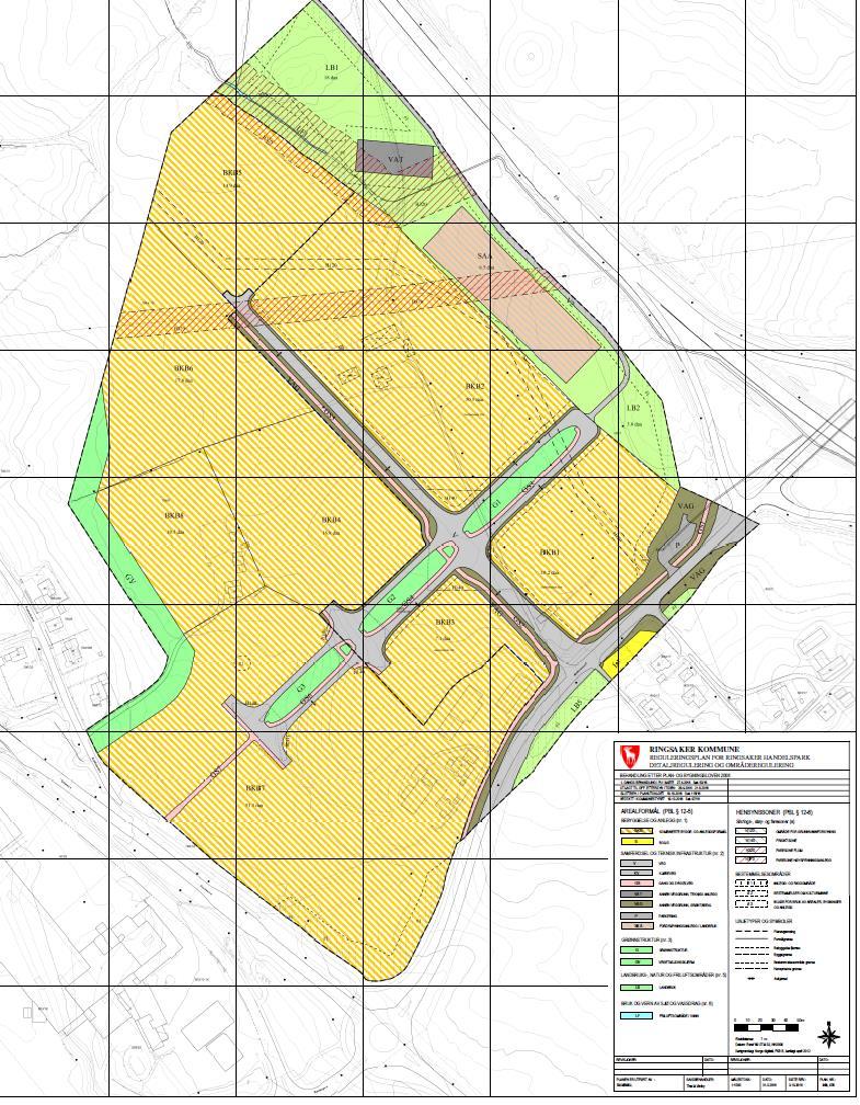 REGULERINGSPLAN KRYSS I FV66 VED RINGSAKER HANDELSPARK SIDE 2 INNHOLD 1. BAKGRUNN FOR PLANARBEIDET... 4 2. VURDERTE ALTERNATIVER FOR NY ADKOMSTVEG... 5 3. PLANAVGRENSING VED OPPSTART... 6 4.