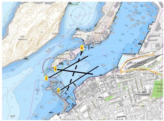 Kystverket Innseiling Bodø del 2 Naturmangfold multiconsult.no 4 Registreringer undersøkelsesområdet 4 Registreringer undersøkelsesområdet 4.