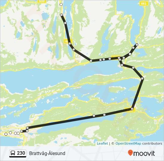 Retning: Ålesund 48 stopp VIS LINJERUTETABELL Brattvåg Kyrkje Årsundvegen 11, Brattvåg Våghall Storgata 93, Brattvåg Håvikmyrane Håvikvegen 17, Brattvåg 230 buss Rutetabell Ålesund Rutetidtabell