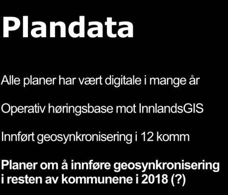 geosynkronisering i 12 komm Planer om å innføre