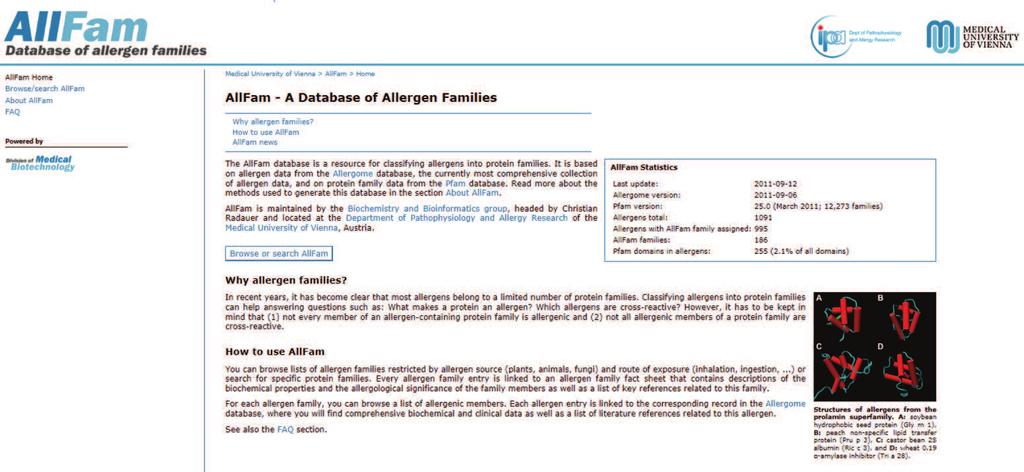 ALLERGENISITET og ALLERGENFAMILIER Allergenisitet = et allergens evne til å fremkalle allergisk reaksjon.