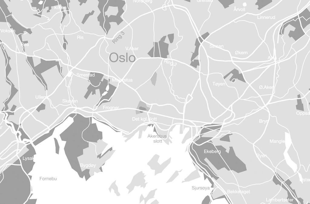 Mest populære områder Oslo Nydalen IT Økern Offentlige Skøyen Sentrum Helsfyr- Bryn