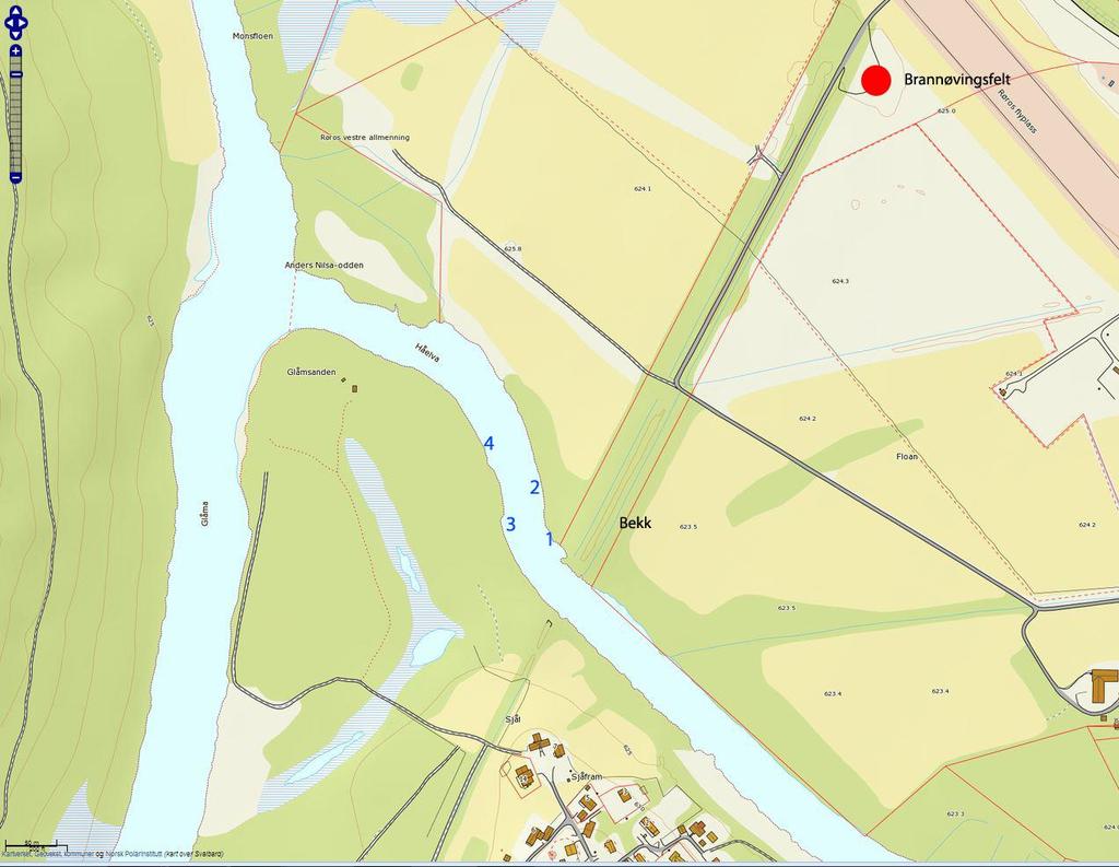 6.5 Biota 6.5.1 Terrestriske arter Det er ikke samlet inn terrestriske arter ved Røros lufthavn. 6.5.2 Ferskvannsarter Det ble valgt å konsentrere innsatsen om å samle inn prøver av fisk egnet til menneskemat (matbiota).