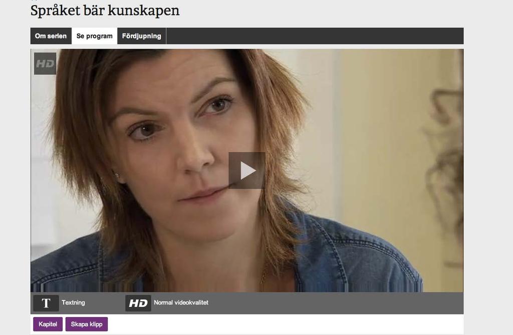 Språket bär kunnskapen http://www.ur.