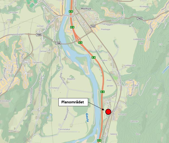 1 Innledning Sweco har blitt engasjert av Melhus kommune i forbindelse med en reguleringsplan for et område på Søberg i Melhus kommune.