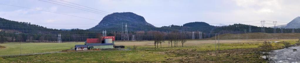 Nye 132 kv kraftledninger Fagrafjell-Vagle-Stokkeland samt