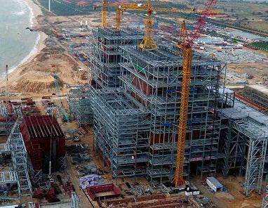 Frittstående system Stål i byggkonstruksjoner 1200 tonn til verdens største og reneste kullkraftverk i Kina. Totalt 220,000 tonn stål til prosjektets 4 etapper.