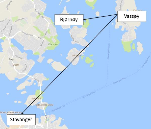 Innledning Bakgrunn og formål med oppdraget Dagens avtale for fergedrift mellom Vassøy og Stavanger går ut 31. desember 2019.