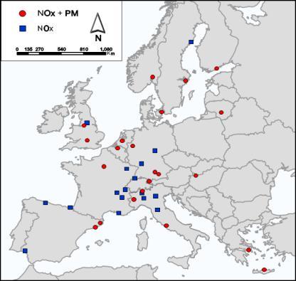 Befolkningsstudier med norske kohorter/ registre Europeisk forskningsprosjekt (European Study of Cohorts for Air Pollution Effects; ESCAPE): Helseeffekter ved nivåer under grenseverdier for langvarig