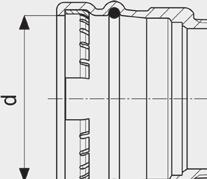 115340 42 1½ 30 66 50 31 67 50 314668 54 1½ 38 78 68 195267 54 2 39 79 68 Z* = tidligere versjon L* = lengden på den