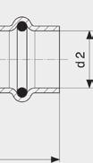 Sanpressovergangsmuffe Modell9778.0 Art.nr.