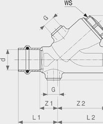 Profipress med SC-Contur A1 A1 Easytoptilbakeslagsventil Modell2239 Art.nr.