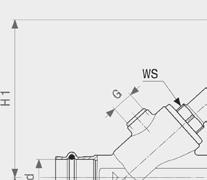 begrenset tilgjengelighet. STENGEVENTILER I RØDGODS, FRA 2017 Easytopskråseteventil Modell2237.5 Art.nr.