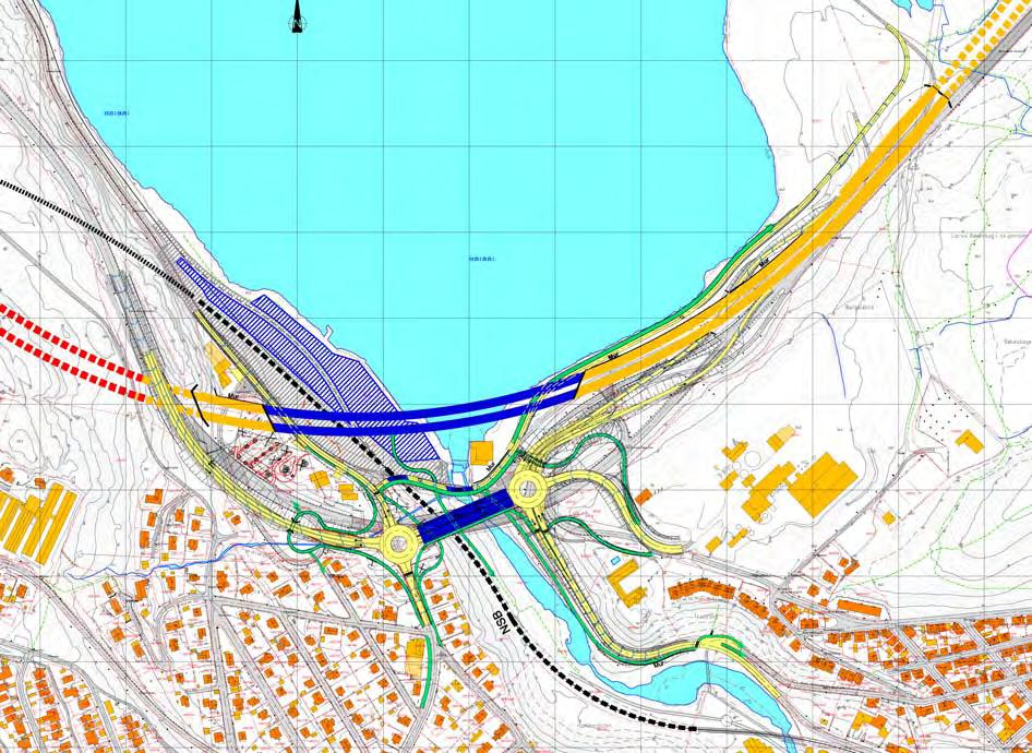 Fakta om tunnel ved Bøkeskogen i alternativ 3X Profil 2240-3420 Antall løp 2 Lengde 1 180 m Type tunnel Fra øst: 100 m fjelltunnel + ca 280 m betongtunnel + ca 450 m fjelltunnel + ca 350 m