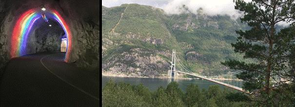 6.4.2. Påvirkning på natur- og kulturlandskap Hardangerbrua med tilførselsveger er lokalisert i et område med høy landskapsverdi.