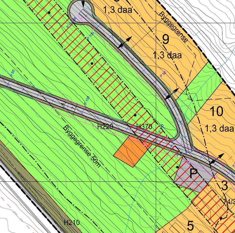 VA-plan Bakkestølane 8 6 PLAN FOR INFILTRASJONSANLEGG 6.