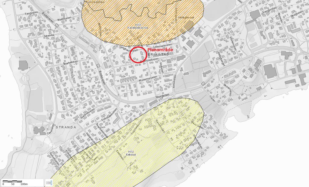 NOTAT Dato 2017/10/06 Oppdrag 1350021445 Reguleringsplan Myrveien 13 og 15 Kunde Fauske kommune Notat nr.