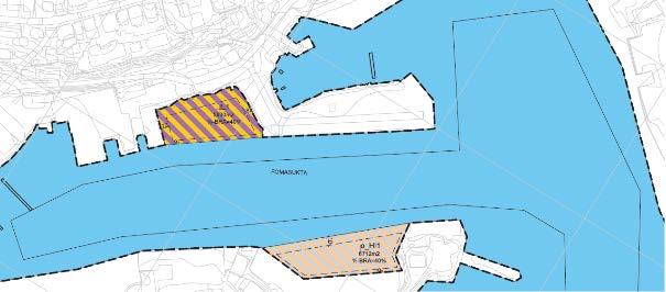 molo navigasjonsinstallasjon Formålet havn omfatter offentlige havneformål på land knyttet til større båter og skip.