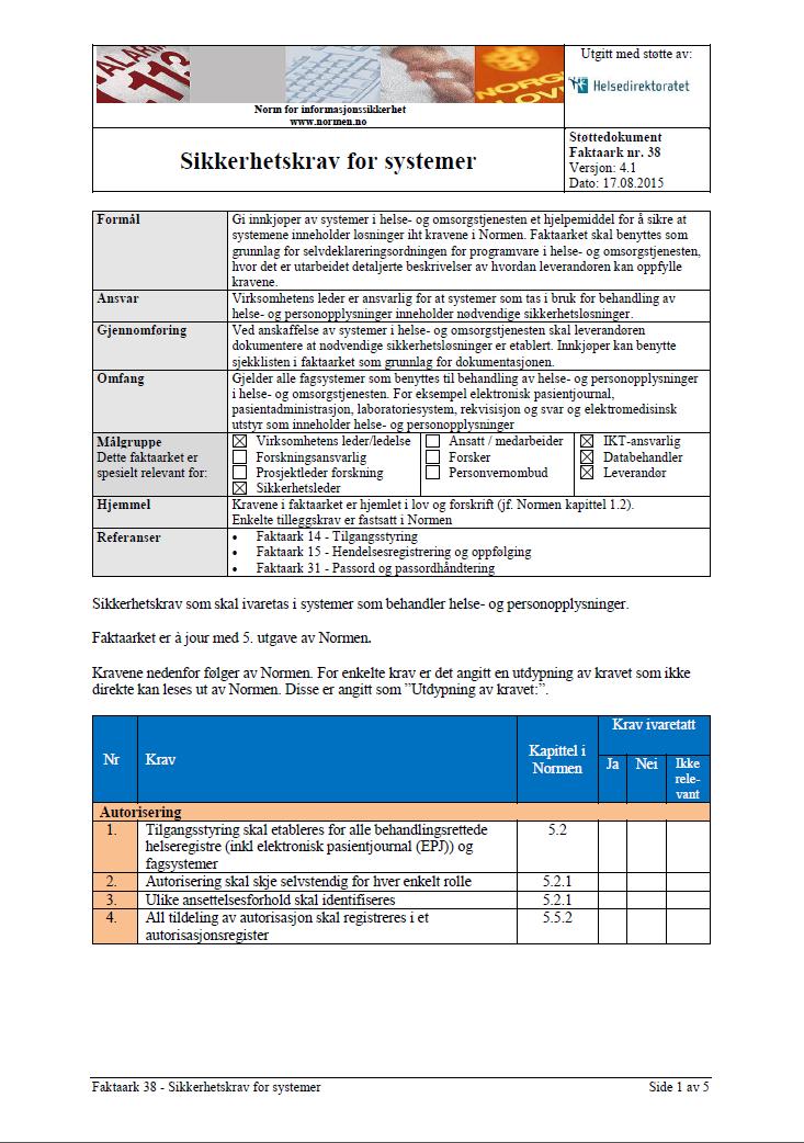 systemer (med referanse til