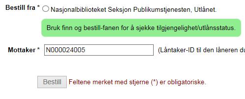 Et minimum av bibliografiske data på bestilling, dvs på ItemRequested og RequestItem 4.