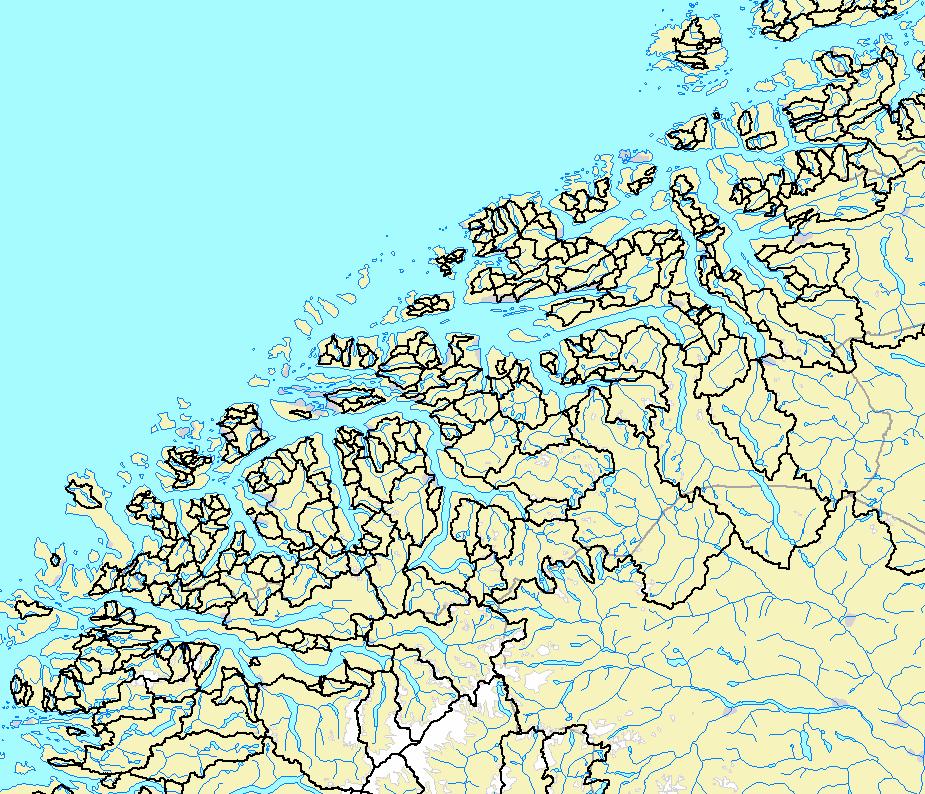 3.5 Vestlige Midt-Norge Figur 11. FLROSE-diagrammer for uregulerte vannføringsstasjoner i vestlige deler av Midt-Norge.