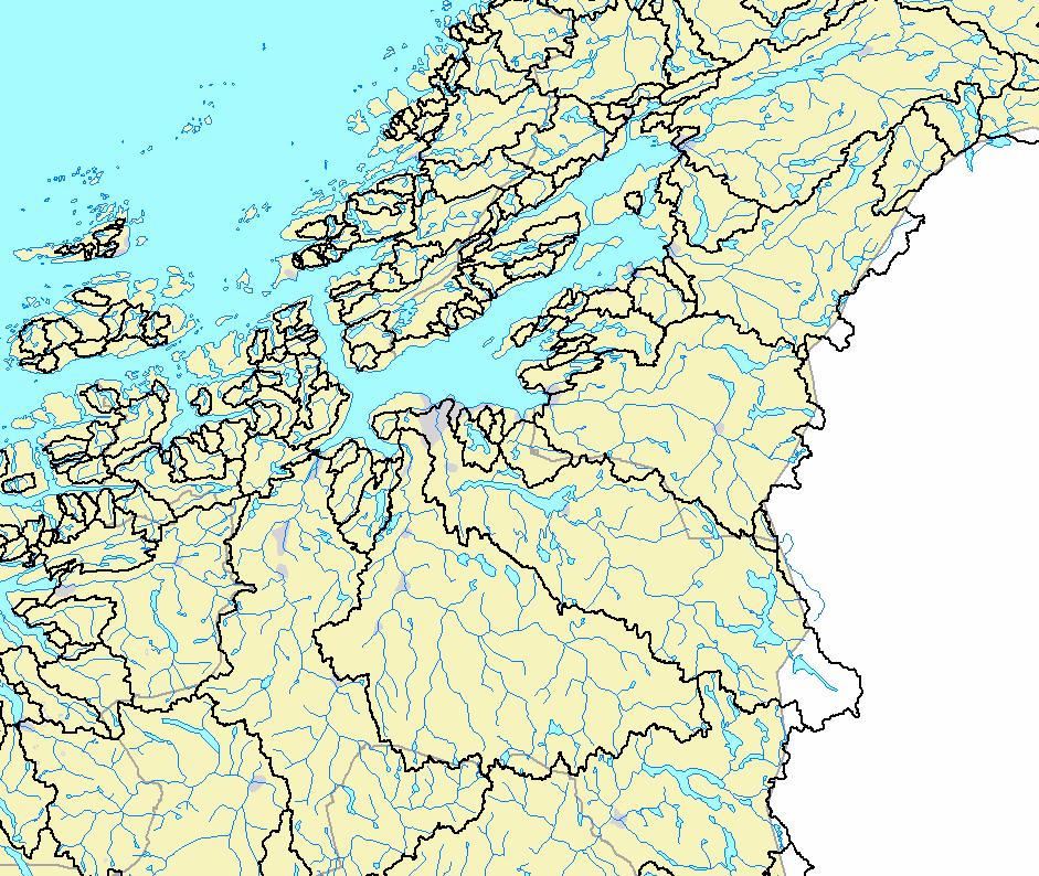 3.6 Østlige Midt-Norge Figur 13. FLROSE-diagrammer for uregulerte vannføringsstasjoner i østlige deler av Midt-Norge. Vårflommene dominerer i de indre delene sør i området.