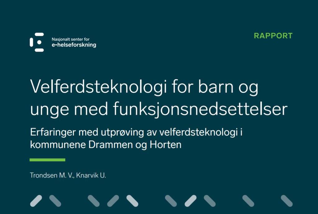 Trondsen: «Muligheter med velferdsteknologi