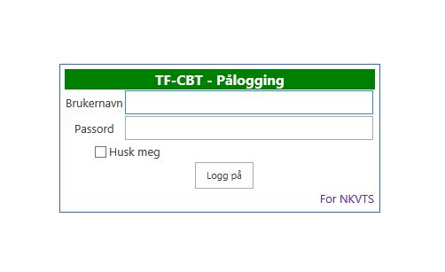 Manual for bruk av ekstranett, Implementering av TF-CBT i BUP 2018-2021 Fra høsten 2018 skal de som er under opplæring for å bli TF-CBT-terapeuter og de som er sertifiserte TF-CBT-terapeuter benytte