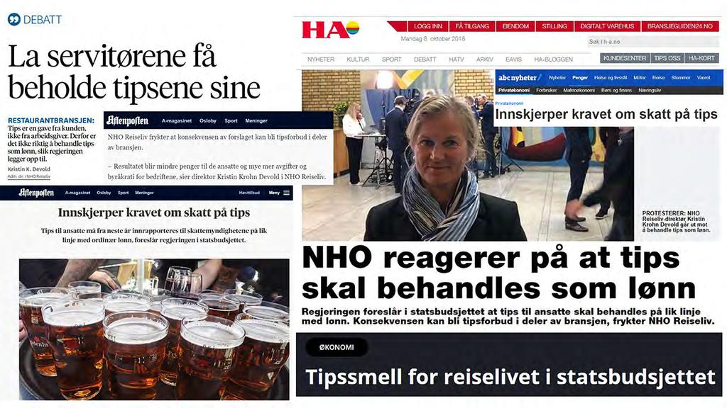 Negativt: reglene for skattlegging av tips endres,