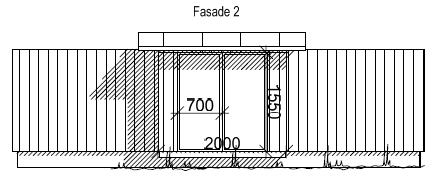 Laget av utvendig panel og beises i hyttens farge (vannbasert). Pris kr 24.900,- inkl mva.