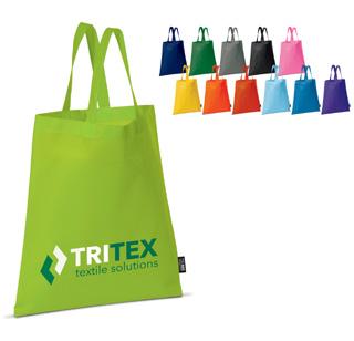 91479 NON WOVEN CARRIER BAG Praktisk non woven bærebag i seks farger. Med lange håndtak (800x25mm).