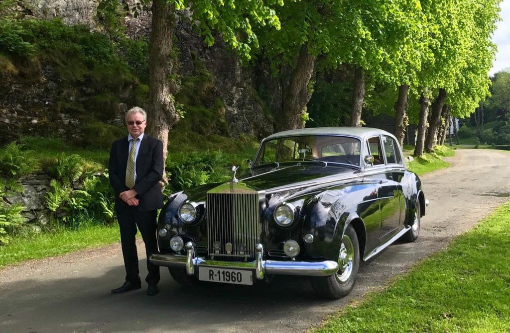 Her er jeg som stolt eier av min 1950 Mercedes 170VA.