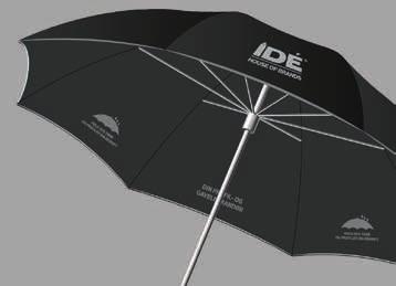 Det finnes mange måter å lage et nyttig og synlig profilprodukt. IDÉ paraplyen Reflekslyser opp en ellers trist regnværsdag.