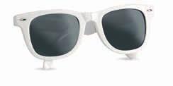solbriller med fargerik ramme og
