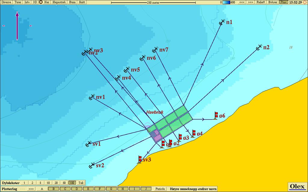 Side 29 av 39 Tabell 5.1: Hjørneposisjoner (fra olex) anlegg som omtales i lokalitetsrapport. NV 60 11.933N, 06 05.737Ø NØ 60 11.964N, 06 05.582Ø SØ 60 11.942N, 06 05.840Ø SV 60 11.877N, 06 05.