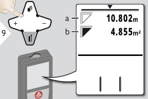 Betjening Bruk Ned-navigeringstasten for å vise flere resultater eller for å kopiere verdiene i hovedlinjen for å sende dem via Bluetooth