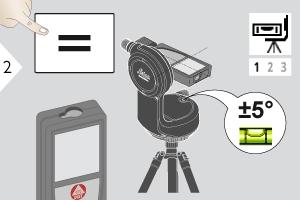 Betjening Punkt-til-punkt-målinger nivellert* * Funksjonen er aktivert hvis koblet til Leica DST 360-adapteren.