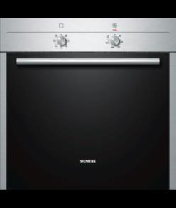 HVITEVARER iq300 Innbyggingsovn stål Siemens HB20AB512S Ovnsvolum: 66 l Energiklasse A 5 stekefunksjoner: stor variogrill,