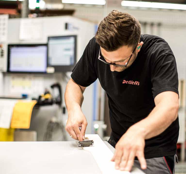 Fabrikken vår i Isny i Allgäu er en av de mest moderne i Europa, med høyt motiverte medarbeidere.