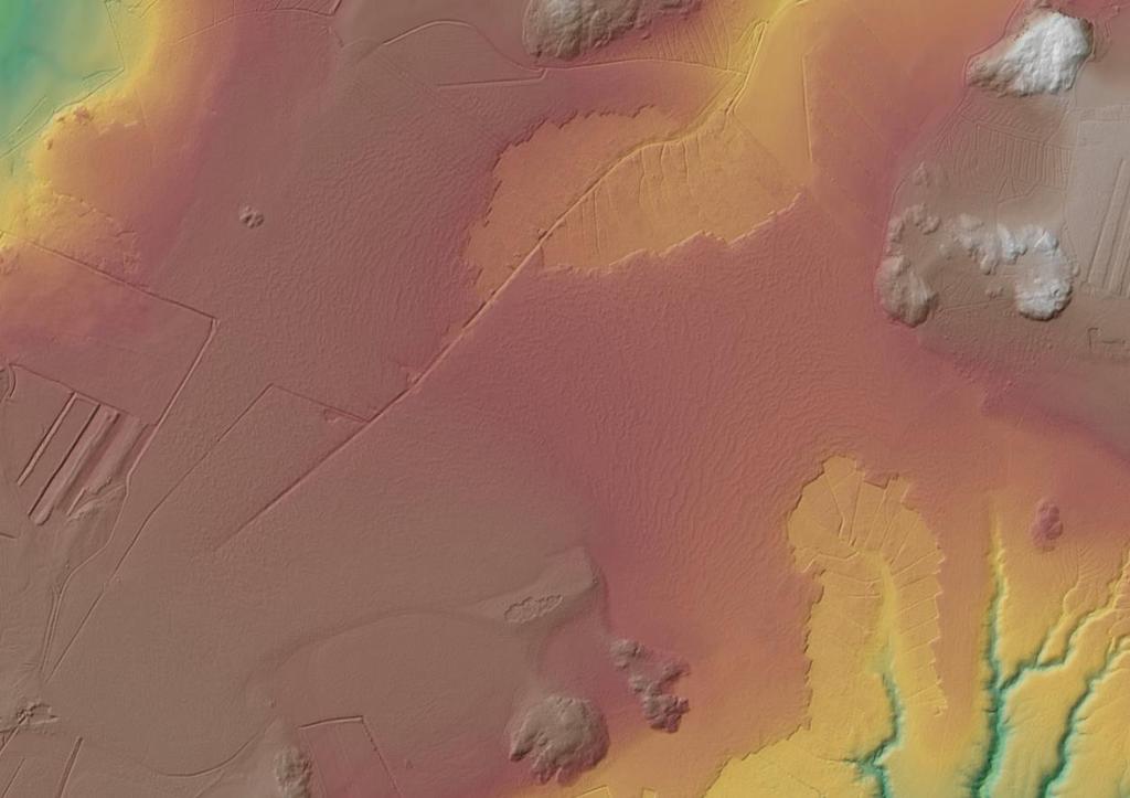 5.3.2 Helningsretning Det høgeste området på myra er i sørvest, og det er også en forhøyning langs en rygg midt på i nordvest.