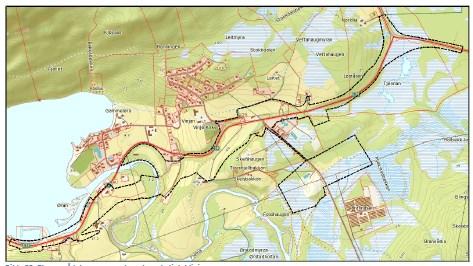 Forholdet til overordnede planer. Når planen ble lagt ut til høring var overordnet plan for området, Kommunedelplan Vinjeøra, vedtatt 02.12.2003.