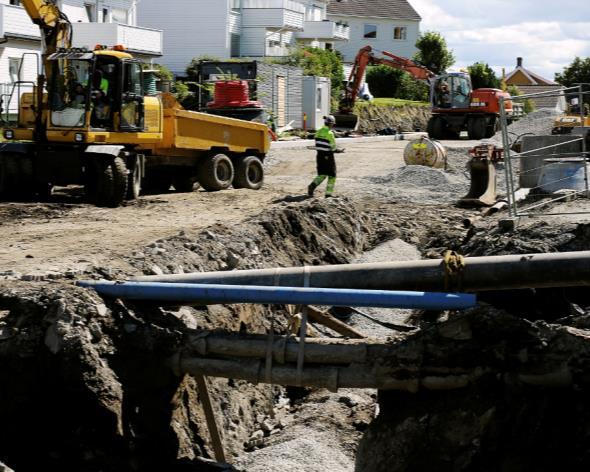 å lede bort alt overvannet er det vanligst å koble overvann fra