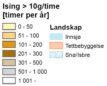 Størst skade vil kunne skje ved kraftig vind og høy rotasjonsfrekvens på turbinen. Det forekommer isdannelse på vindturbiner under gitte kombinasjoner av vindhastighet, temperatur og luftfuktighet.